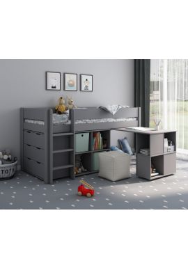 Estella Grey - Mid with Cube/Desk and Chest