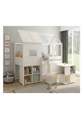 Midi Playhouse with desk and cube