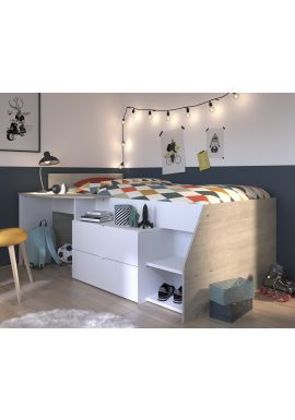 Milky Midsleeper Cabin Bed
