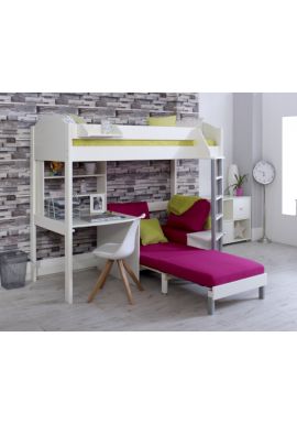 NOAH Highsleeper C WHITE/WHITE/PINK
