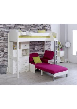 NOAH Highsleeper F WHITE/WHITE/PINK