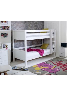 Nordic Bunkbed 1 With Flat White Gable Ends